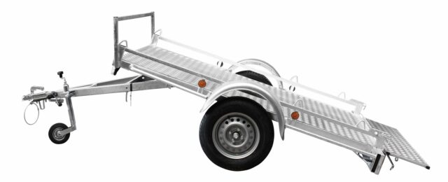 Quad trailer – 500-750 kg – SA tiltbed on drawbar