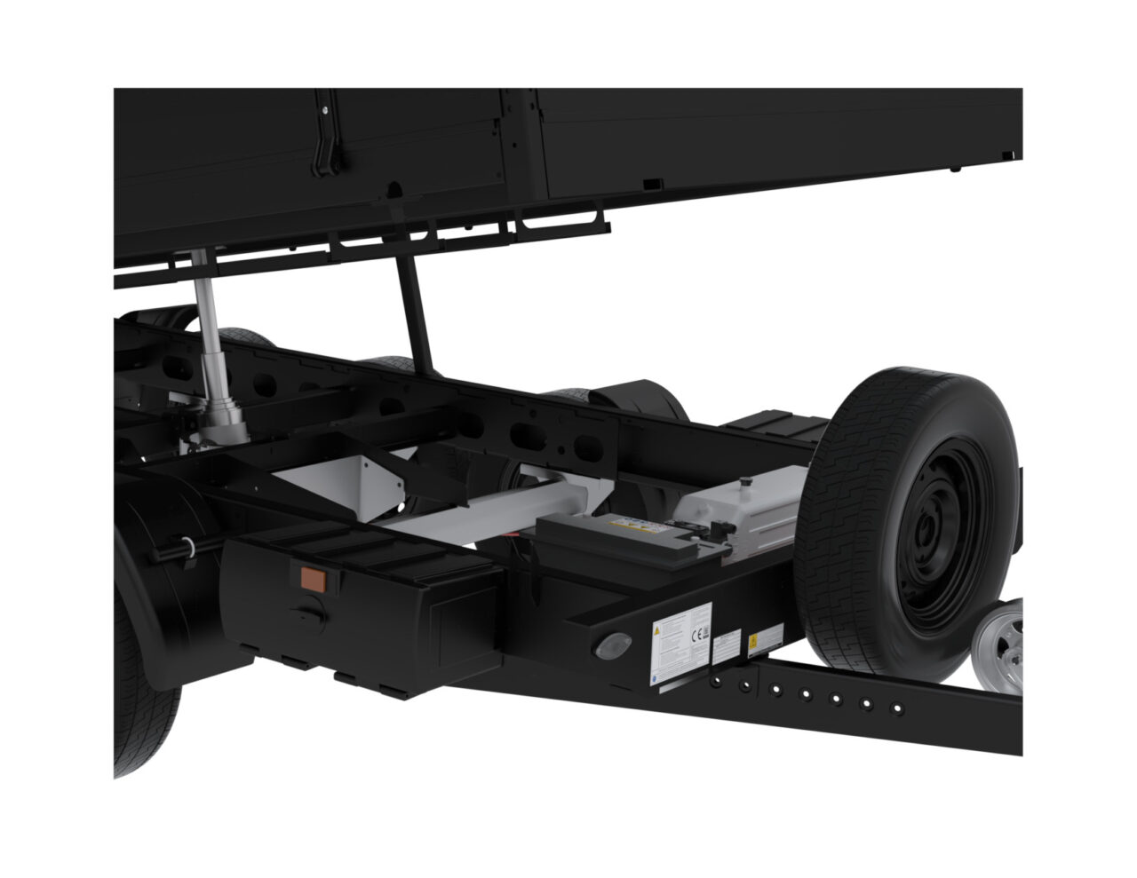 Kipbak aanhangwagen Pro Black Edition – 1900-3500kg – TR 1500