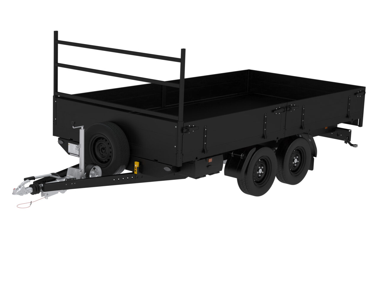 Kipbak aanhangwagen Pro Black Edition – 1900-3000kg – DA