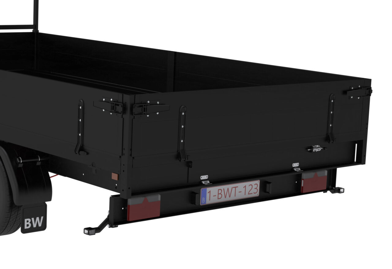 Kipbak aanhangwagen Pro Black Edition – 1900-3000kg – DA